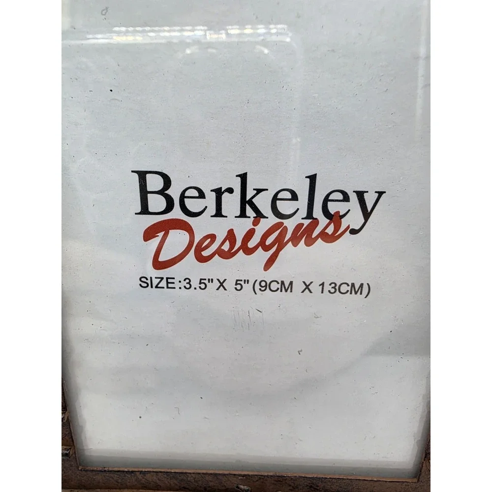 Berkley Design Rustic Metal Picture Frame 5x7 Moose Brown Table Top Cabin Lodge